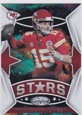 PATRICK MAHOMES II Kansas City Chief CERTIFIED STARS #CS-16 INSERT Football Card