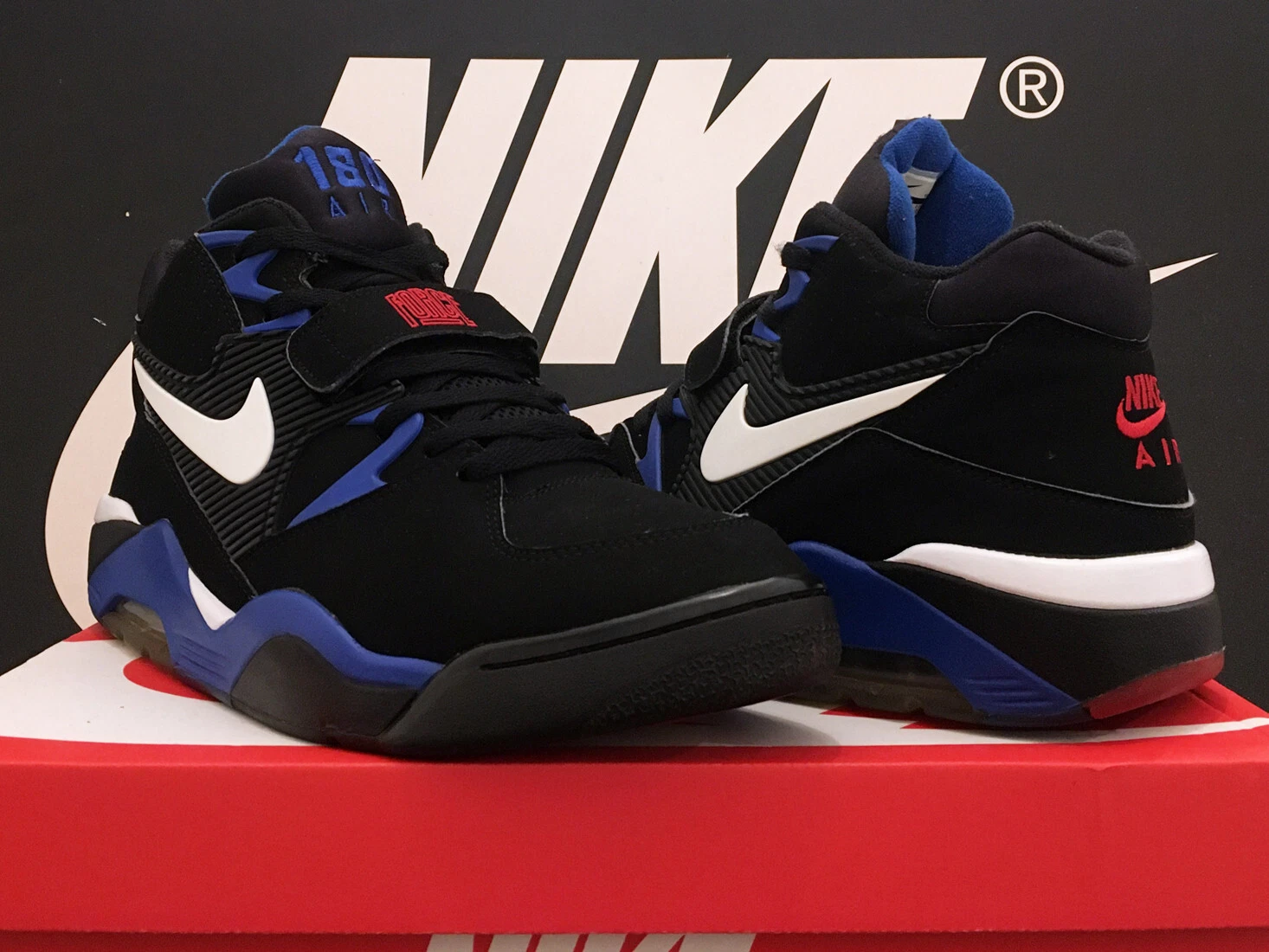 NIKE AIR FORCE 180 UK11 EU46 BARKLEY OG FLIGHT COMMAND JORDAN 4 5 VINTAGE 2016 RARE