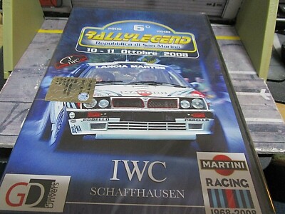 DVD Rallye Italia Rallylegend Legend Historic San Marino 2008 120 min GD