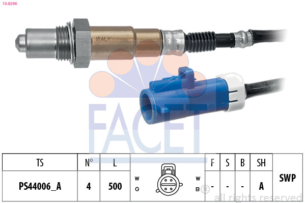 Facet Lambdasonde FüR Ford Focus II Da_ HCP DP FFS Volvo C30 V50 MW 544-image