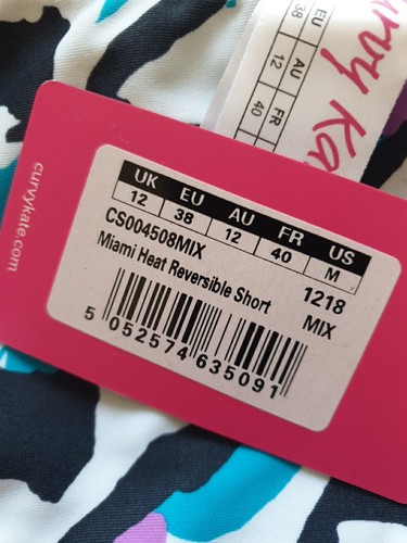 Curvy Kate Größe UK 12 Bademode Miami Hitze Wende Bikini Slip/Unterteil Hose - Bild 3 von 4