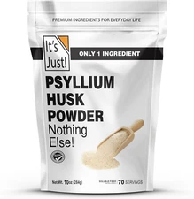 It'S Just! - Psyllium Husk Powder, Easy Mixing Dietary Fiber, Cleanse Your Diges