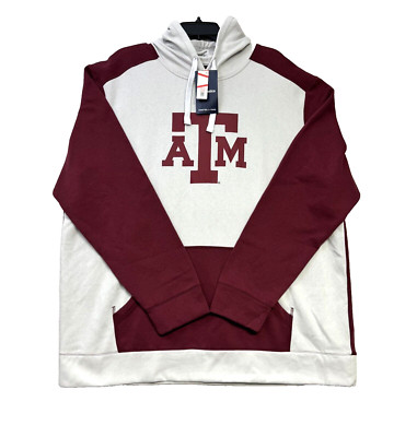 Texas A&M Aggies Maroon Hoodie Sweatshirt FANATICS Hvywt Primar Fleece 2XL NWT