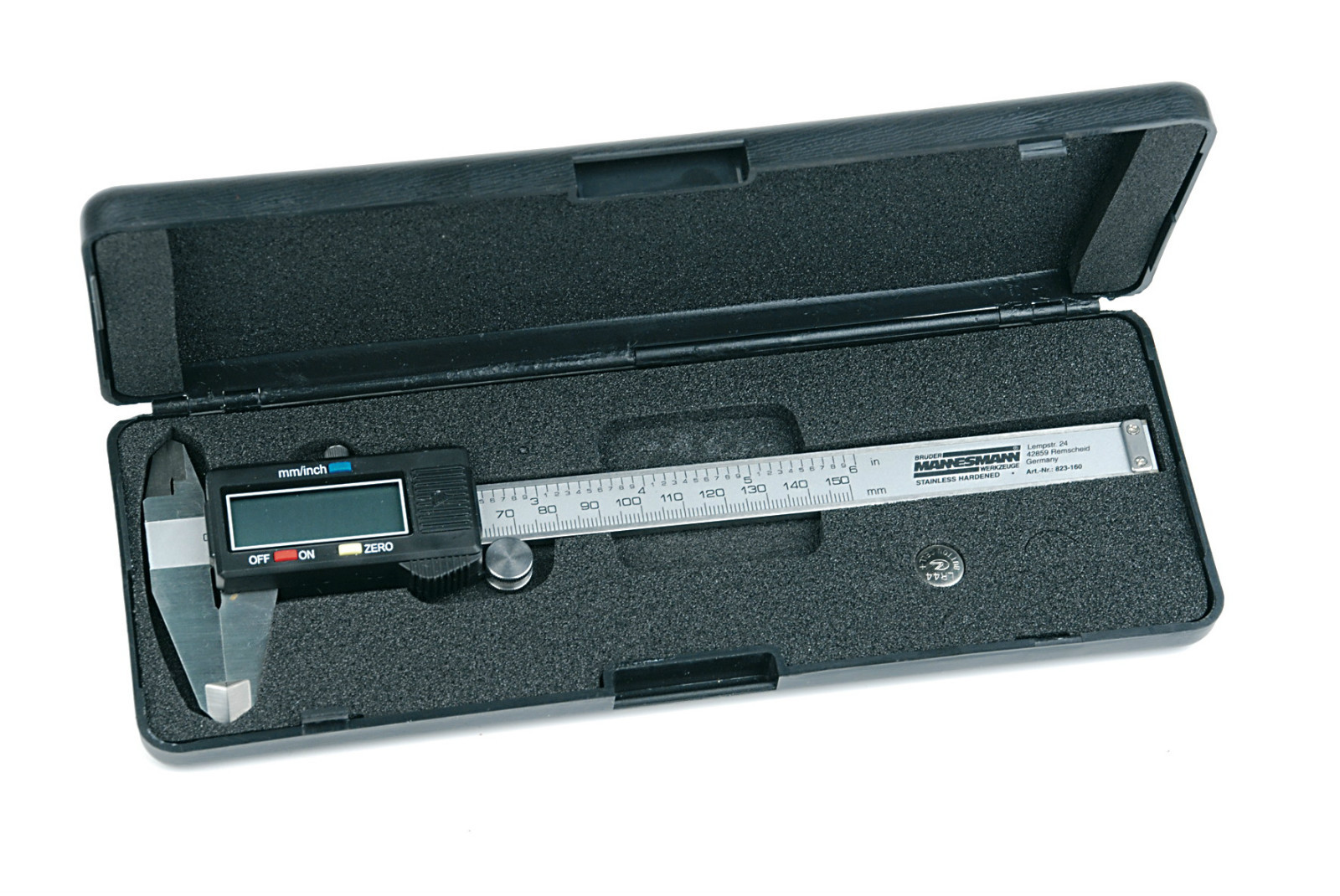 Mannesmann Digital Vernier Caliper <> 0 - 150mm  Stainless Steel LCD <> GS TUV