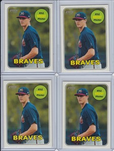 4-Lot-2018-Heritage-Minor-League-Kyle-Wright-Braves-Rookie-Prospect-SP