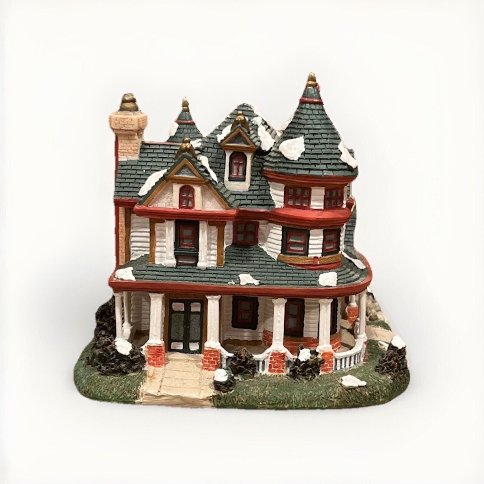 Vintage New England Christmas Village House by Santa's Best with Original Box