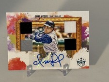Omar Vizquel 2020  Diamond Kings Quad Material Signatures #DKQ-OV Auto B517