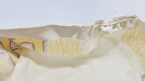 Vintage LSU Tigers Painters Cap Hat ALL OVER PRINT White Yellow - Picture 9 of 10