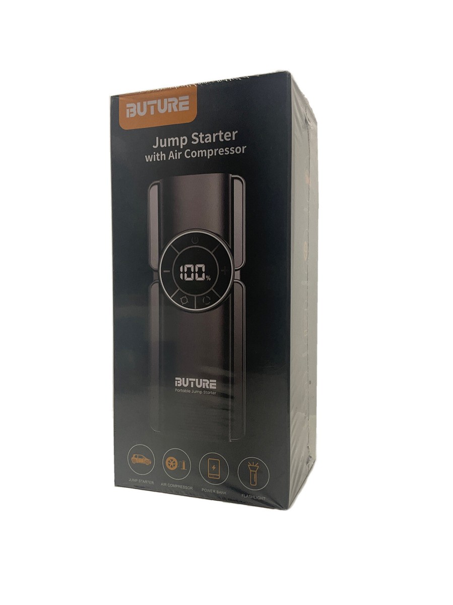 Portable Car Jump Starter with Air Compressor, BUTURE 150PSI