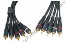 Lot10 12ft RGB LR Component Video Audio Cable/Cord/Wire 5 RCA HDTV/LCD/DVD IS