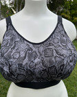 NWT Goddess Black Python, Non-wire, Wide Straps bra #GD6912 US 46H/ UK 46FF — photo 3