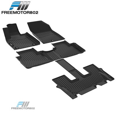 Fits 20-25 Hyundai Palisade 7& 8 Seats TPE Floor Mats All Weather Carpet Liners