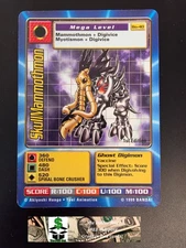 1999 Bandai Digimon Digi Battle #bo-40 U Skullmammothmon card