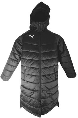 Puma Warmcell Herren Parka M Schwarz Puffer Mantel Winter Langjacke Kapuze