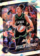 Jessica Shepard Cracked Ice Prizm ( 2025 Panini WNBA #137 Lynx NM )