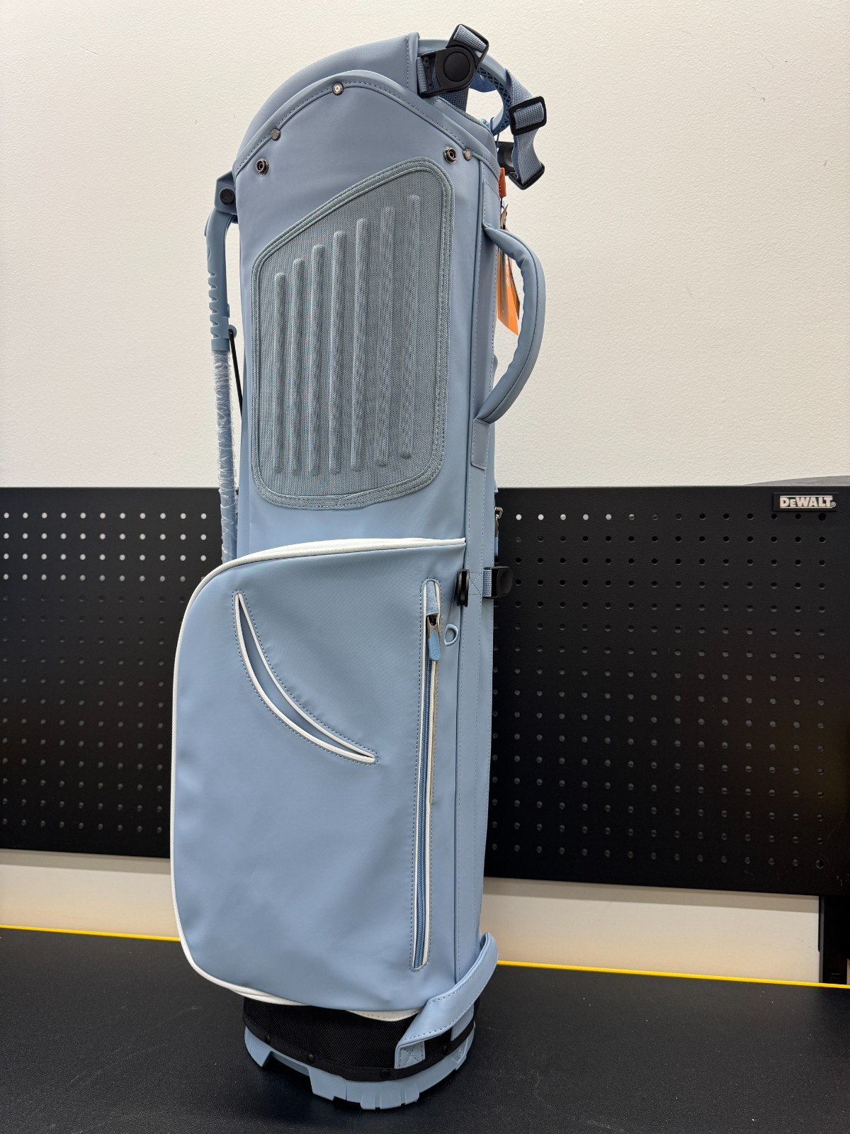 STITCH GOLF BAG SL2 FADAWAY STAND BLUE 4 Way Divider,Two Shoulder Harness 4LBS