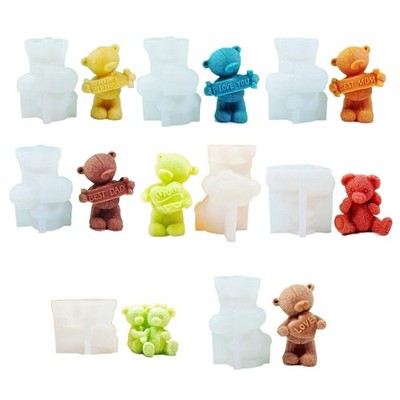 DIY 3D Aromatherapy Handmade Gift Silicone Soap Clay Decors Molds