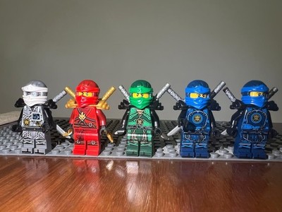LEGO Ninjago 5er Ninja Set - Inkl. Jay doppelt als Ersatzfigur (Skybound/Titan)