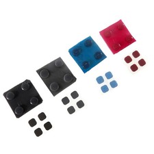 Screw Rubber Feet Cover For New 3DSLL/3DSXL Screw Dust Plug Cover Rubber Plug