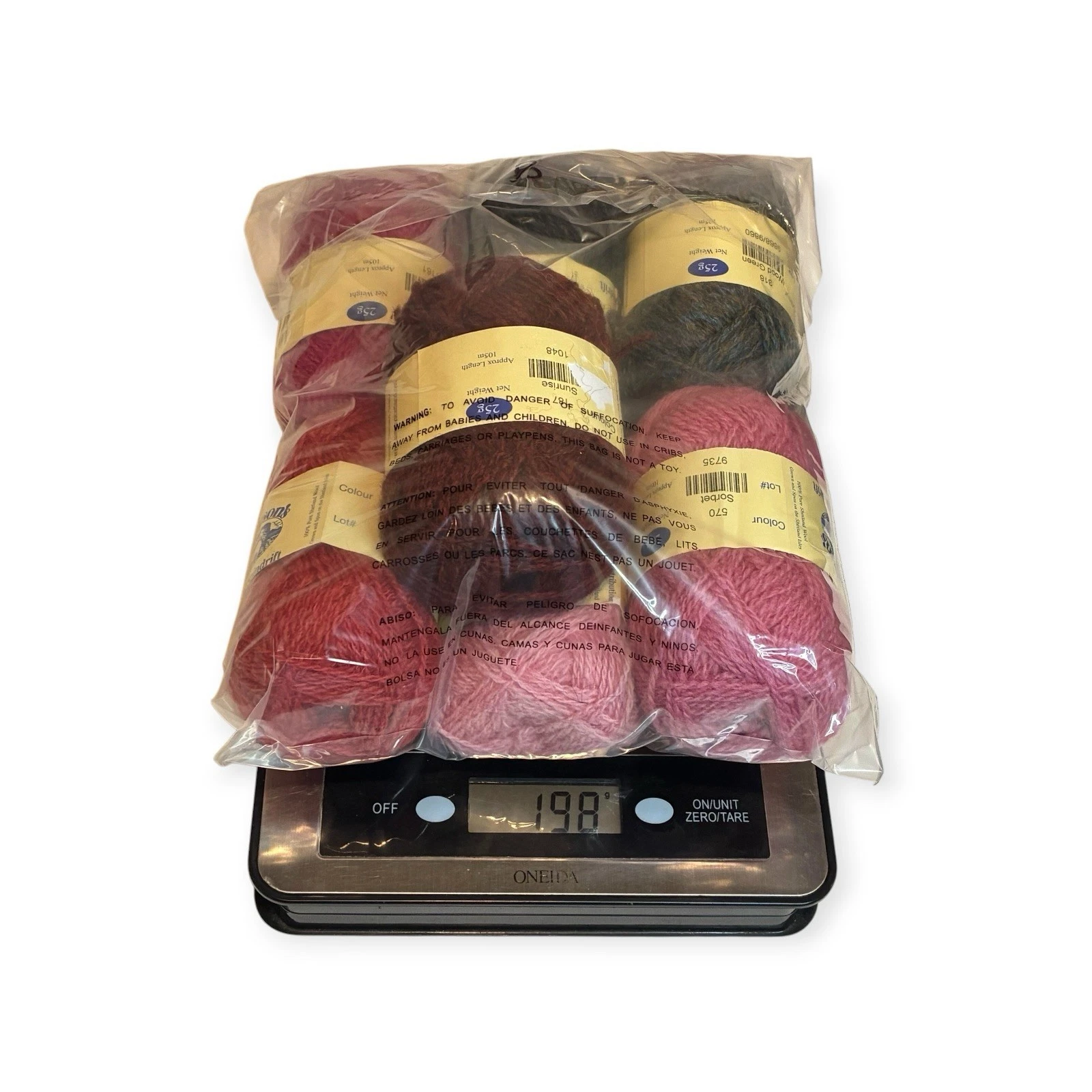 Jamieson's Shetland Spindrift 100% Pure Shetland Wool Multicolor Yarn Lot 198g B image 3