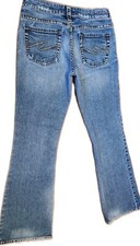 SILVER Jeans Womens 28x33 28x32 Aiko Boot Cut Cowgirl Western Blue Denim Pants