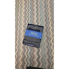 Polo Ralph Lauren Grey and Navy Beanie and Scarf set