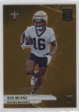 2024 Panini Donruss Elite Rookies Orange 92/399 Bub Means #133 3n1