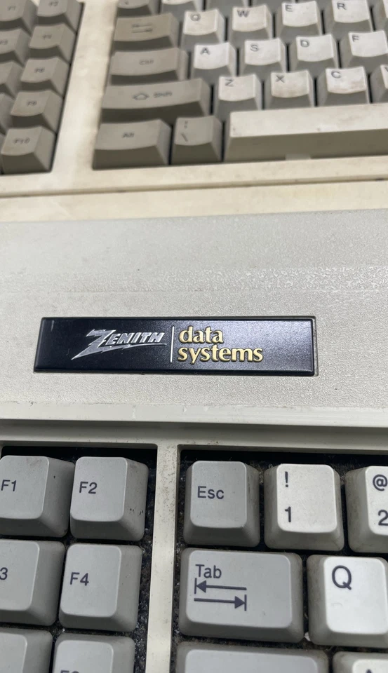 Multitech KB097 Vintage Computer Keyboard & Zenith Data Systems Bundle Lot of 2 - Image 2 of 4