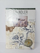 Chandler Microfiber Tablecloth Cherry Blossom Rectangular 60x120" NEW