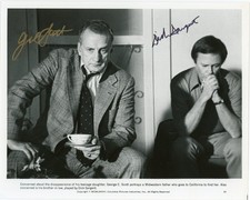 George C. Scott and Dick Sargent - Signed B&W Photograph