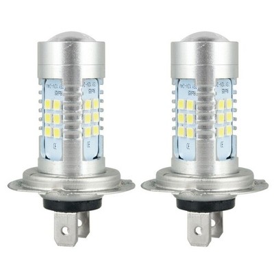 2x H7 Xenon 21W 12V Headlights Car Bulbs 6500K White High Beam