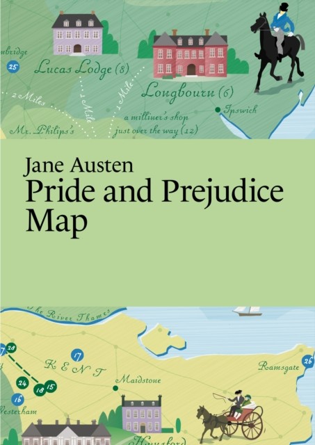 Jane Austen, Pride And Prejudice Map Martin, Master Of Fine Arts Thelander - Image 2