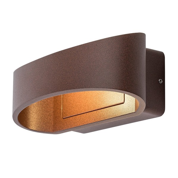 Rabalux Gerla AußEnwandleuchte LED 9W IP54 3000K Braun Aluminium-image