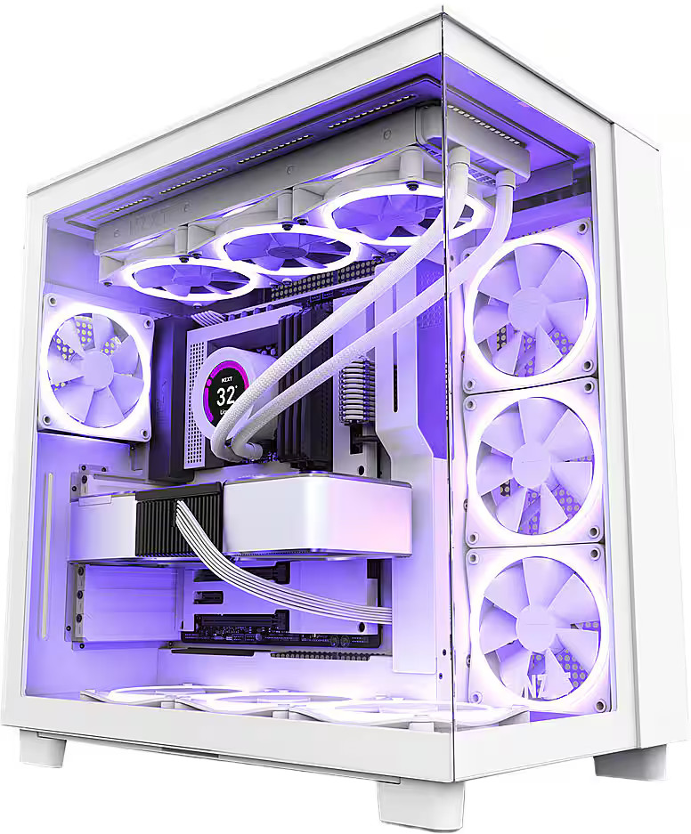 PCケース(自作PC用) NZXT H9 ELITE LIANLI UNI FAN SL-INF120 NZXT - H9 Flow ATX Mid-Tower PC Case with Dual Chamber
