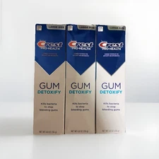 3 Crest Pro Health Gum Detoxify Toothpaste NEW & FRESH EXP Date 2028