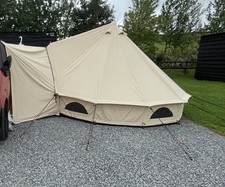 4m Bell Tent/Awning Can Be Used As A Tent Or Drive Away Awning for Camping Used