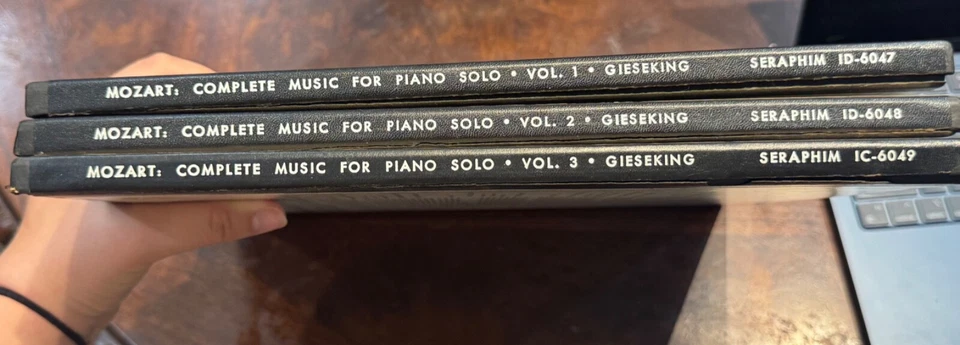 Walter Gieseking | Mozart: The Complete Music for Piano Solo | Vols. 1, 2, 3 - Image 3 of 3