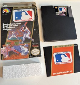 Major League Baseball LJN NES CIB