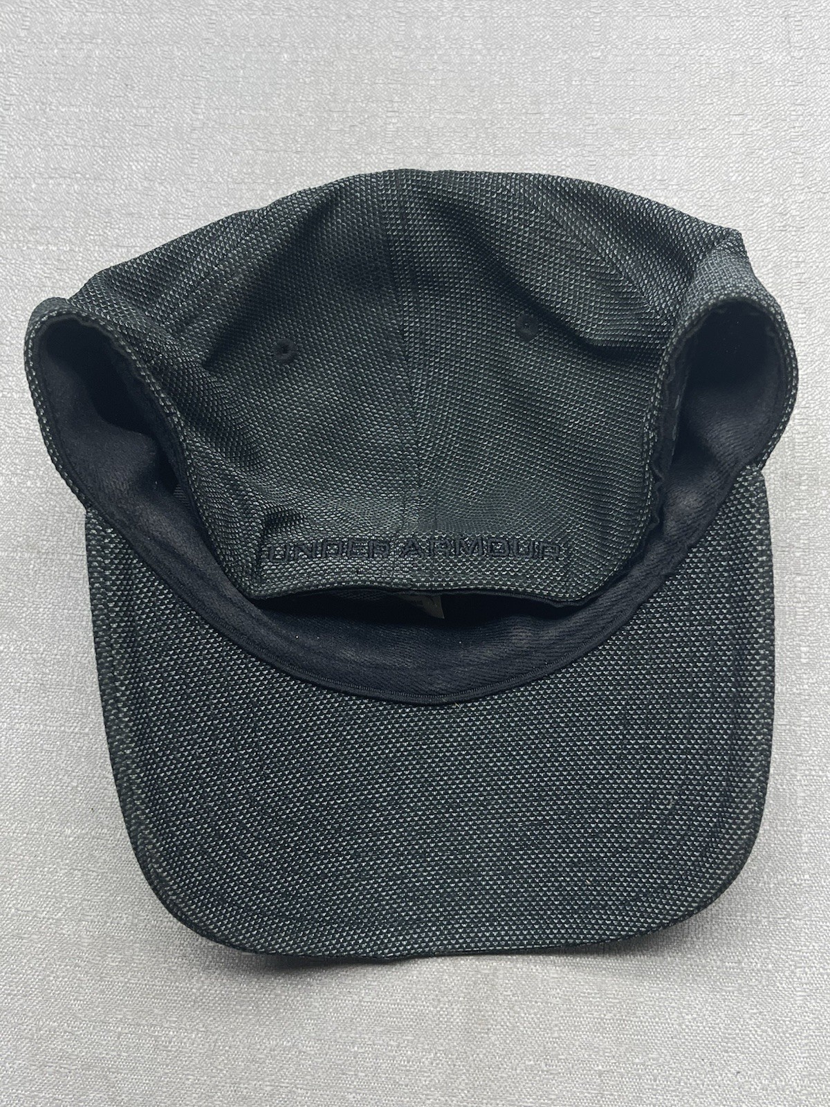 Under Armour Blitzing Fitted Hat Solid Gray M/L E… - image 2