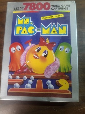 Ms. Pac-Man Atari 7800  CX7807 New Factory Sealed Vintage 1987 VGC H