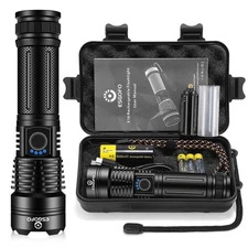 Flashlights High Lumens Rechargeable, 2000 Lumens Super Bright Handheld LED F...