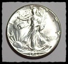 1946-D WALKING LIBERTY HALF DOLLAR Bright White Lustrous VChoice BU  #5D53