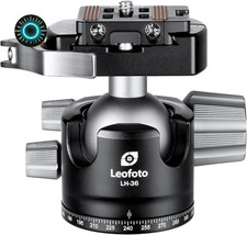83Mm Low Profile Camera Tripod Ball Head Mount 360 Rotating Panoramic with 1/4
