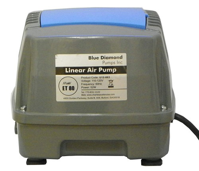 #ad #ad Blue Diamond ET 80 Septic or Pond Linear Diaphragm Air Pump $299.69