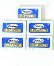50 Personna Platinum double edge safety razor shaving blades Made in Germany