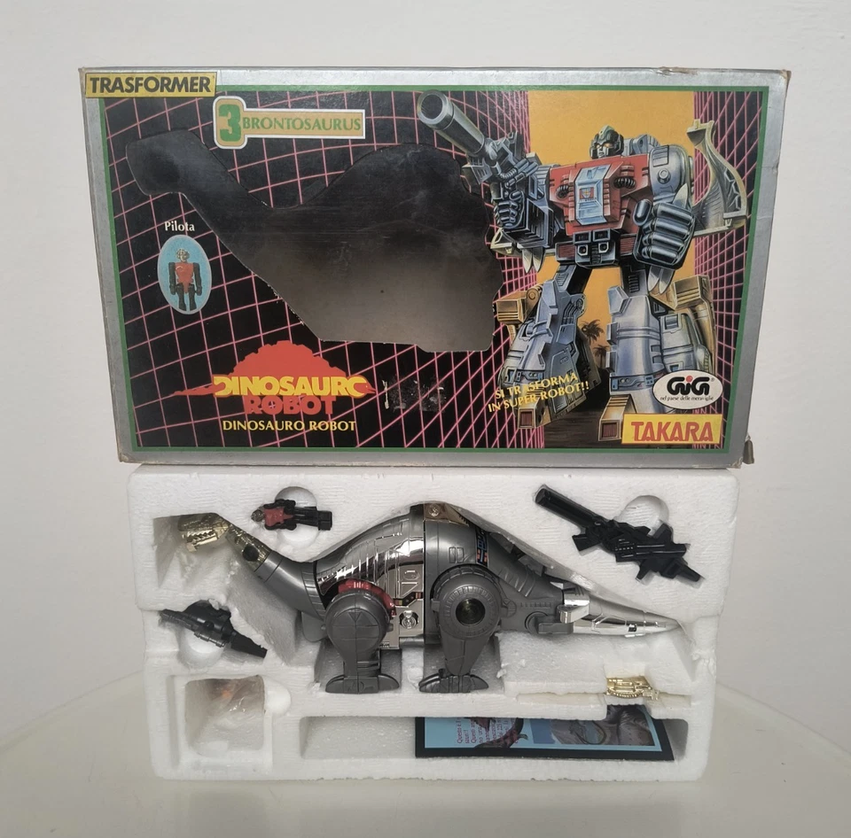 TRASFORMER BRONTOSAURUS DINOBOT TAKARA GIG DIACLONE TRANSFORMERS G1 SLUDGE - Immagine 2 di 4