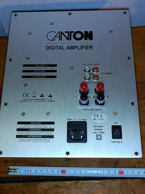 1x Canton CSP500 Sub 500 S Digital Amp Aktivmodul ungeprüft für Bastler - Bild 1 von 4