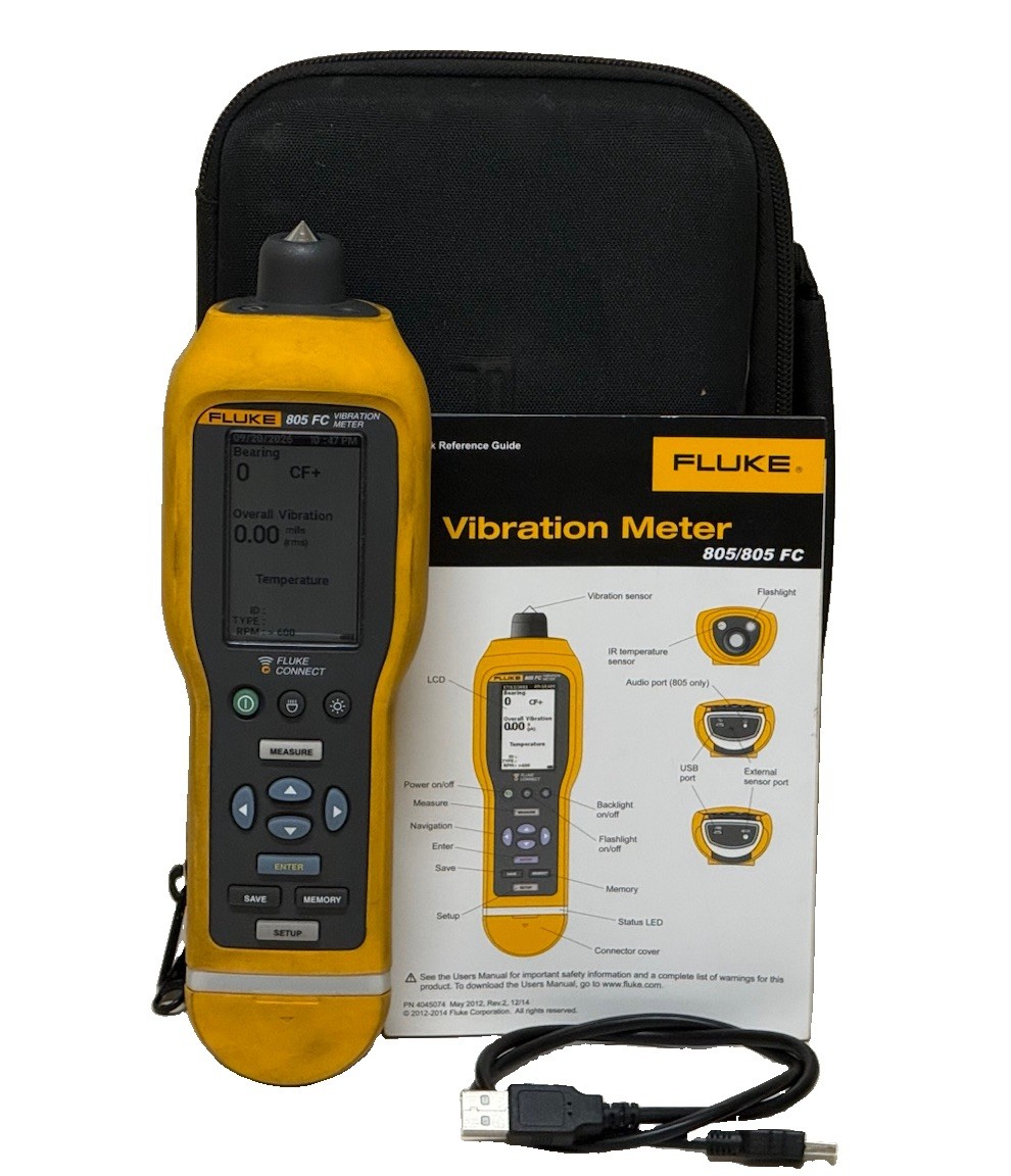 Fluke 805 FC Mechanical Machine Vibration Meter