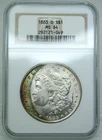 1883-O $1 Silver Morgan Dollar NGC MS6 Nice Toned #1049
