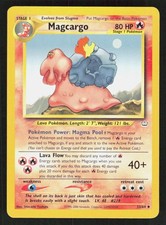 Pokemon Magcargo 33/64 Unlimited Uncommon Neo Revelation (LP)